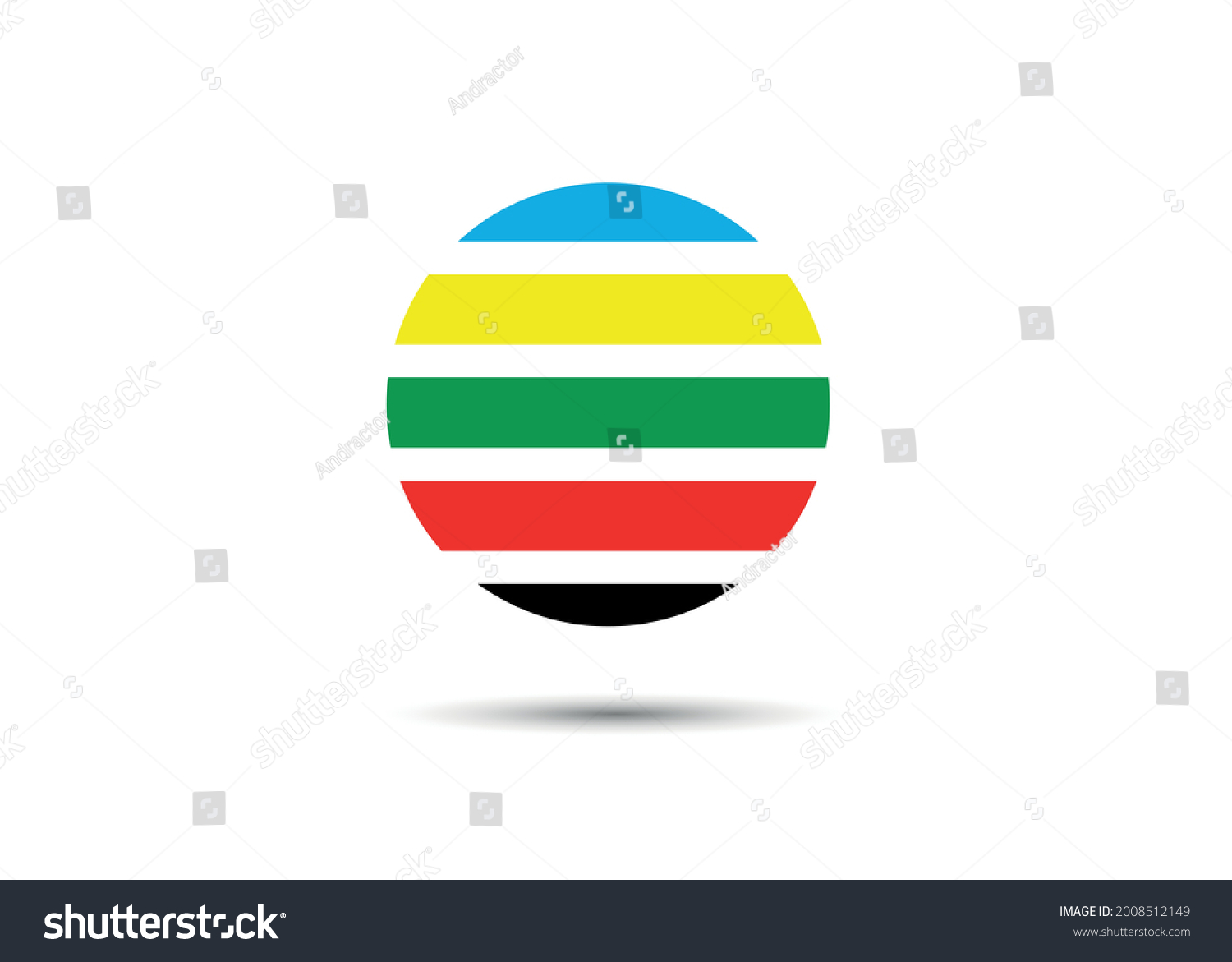 Creative Logo Design Circle Shape Company Stock Vector Royalty Free