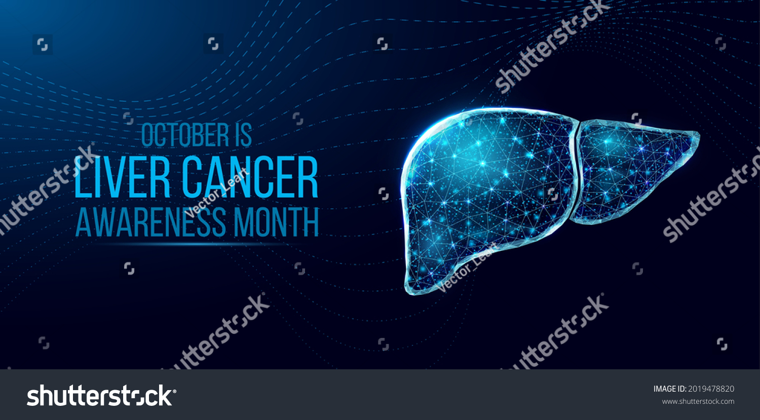 Liver Cancer Awareness Month Concept Banner Stock Vector Royalty Free