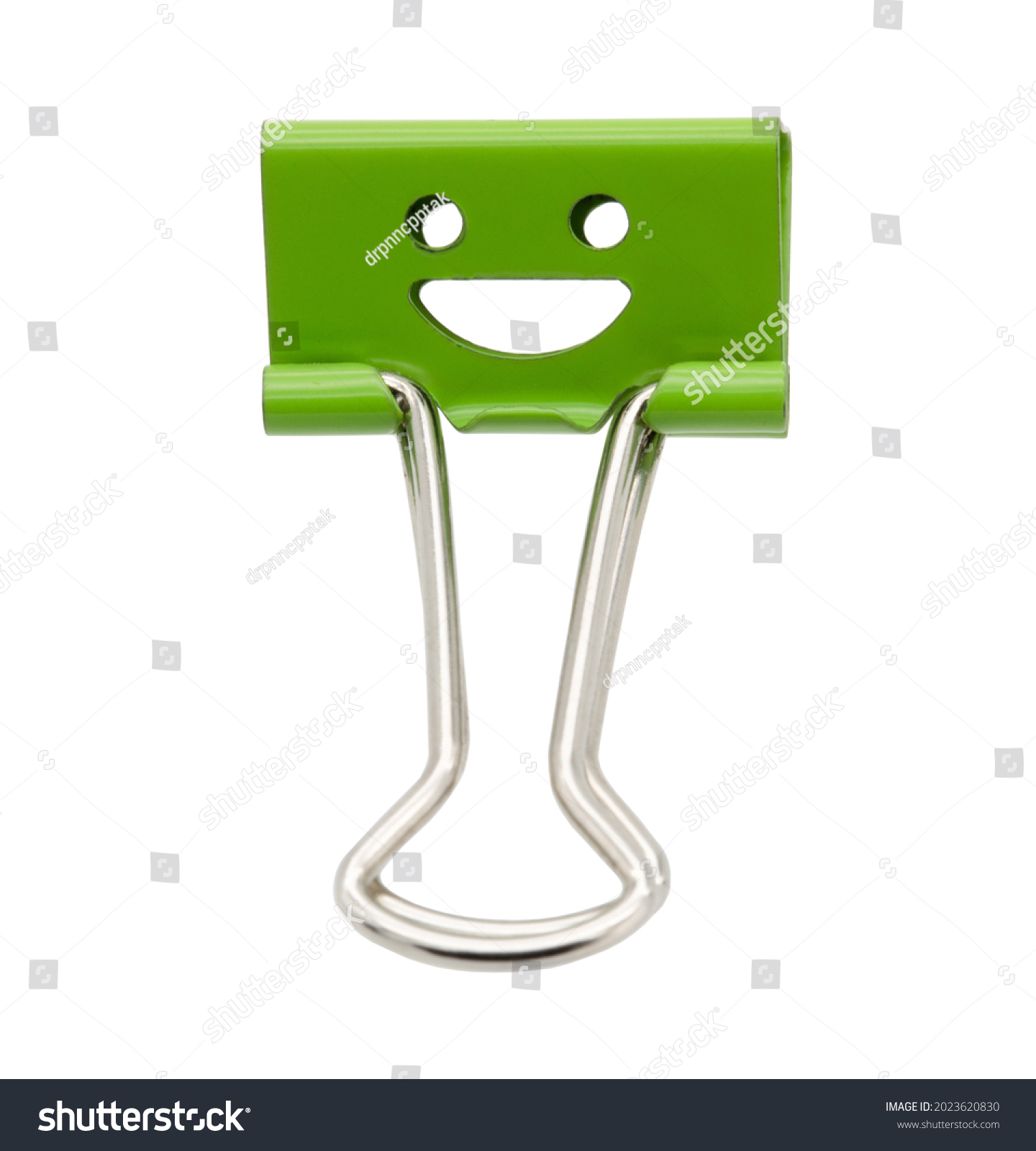 Smile Green Binder Clip Isolated On Stock Photo Shutterstock