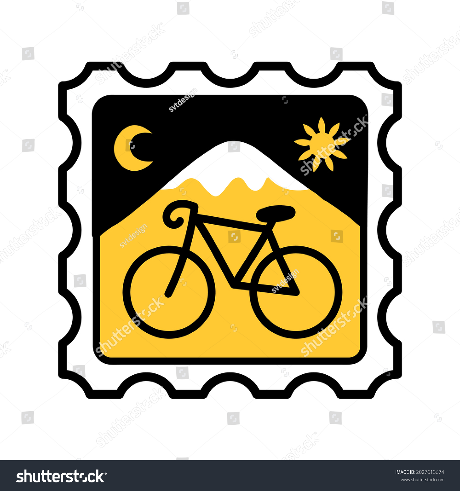 Acid Lsd Paper Blotter Mark Bicycle Stock Vector Royalty Free