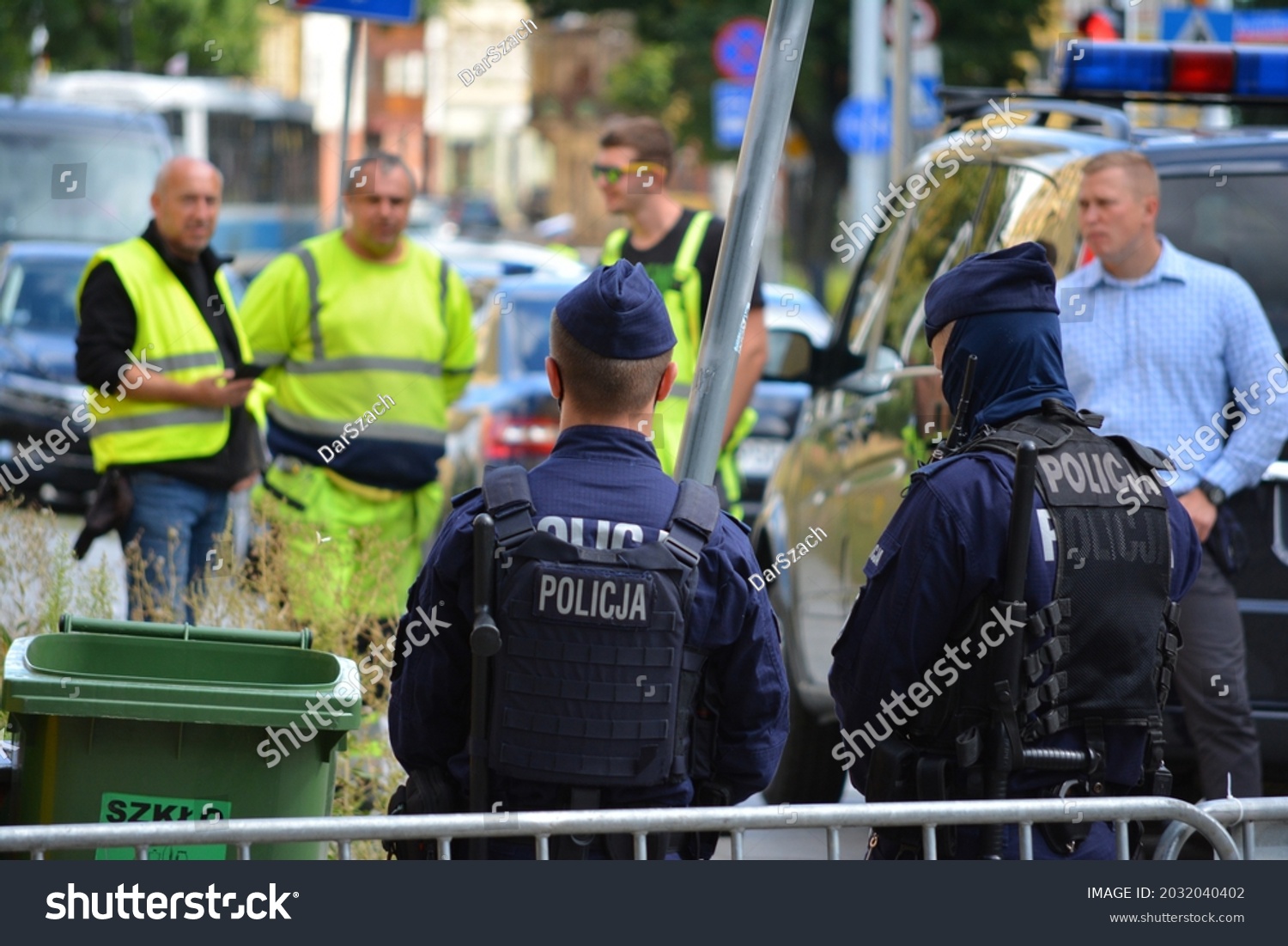 08272021 Wroclaw Poland Unveiling Lech Plaque Stock Photo 2032040402