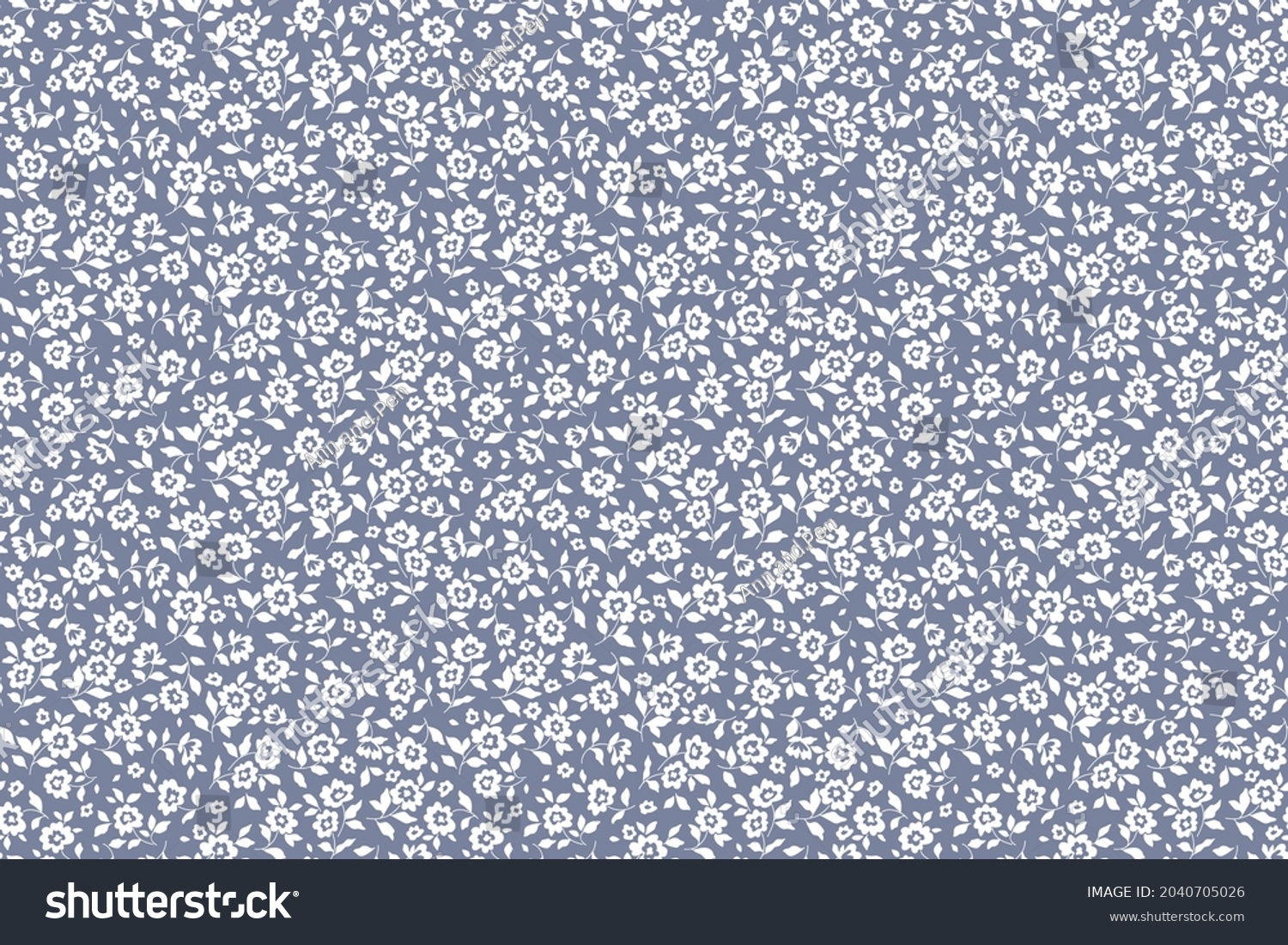 Cute Floral Pattern Small Flowers Seamless Stock Vector Royalty Free