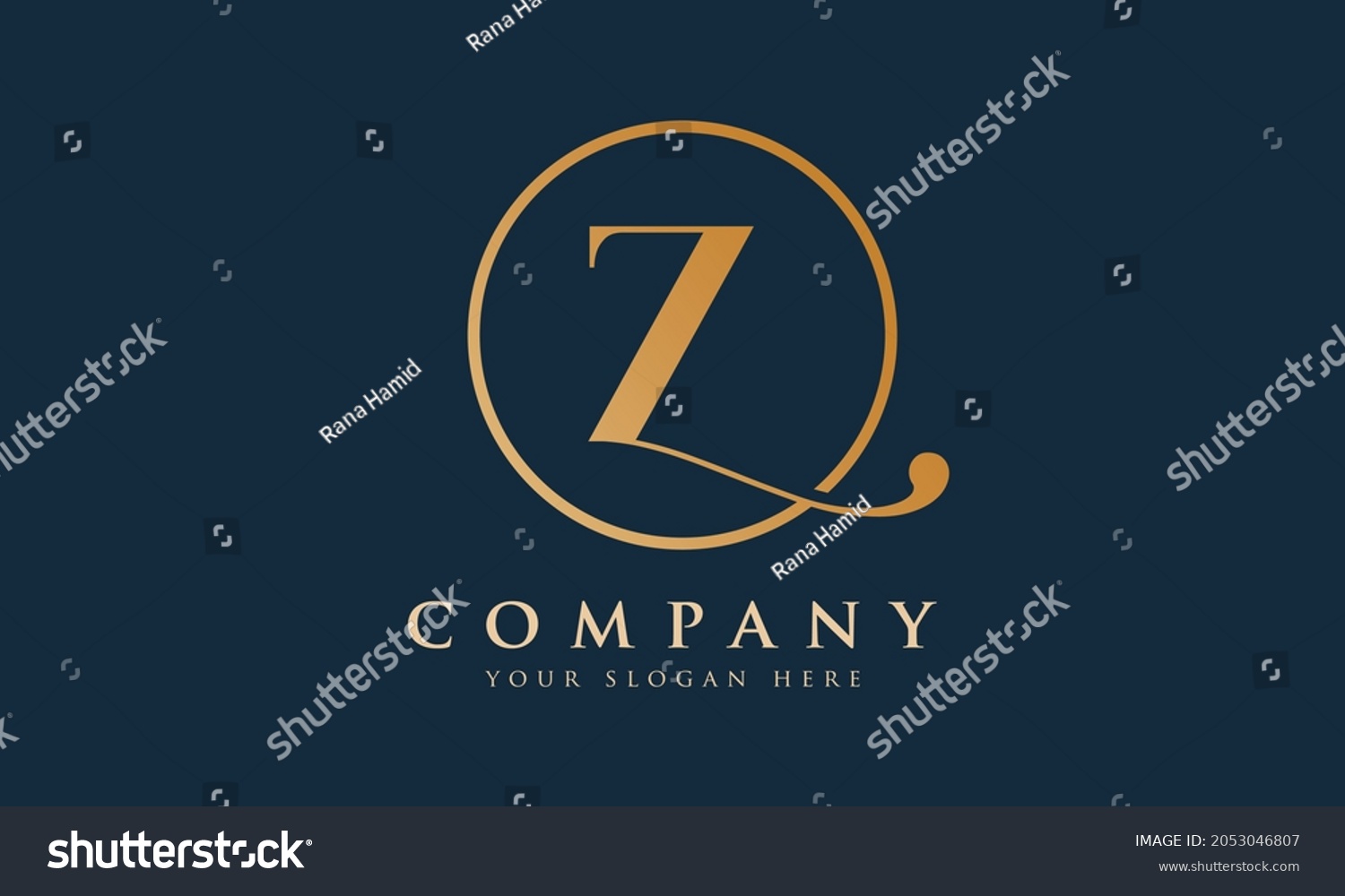 Letter Z Logo Creative Modern Business Stock Vector Royalty Free