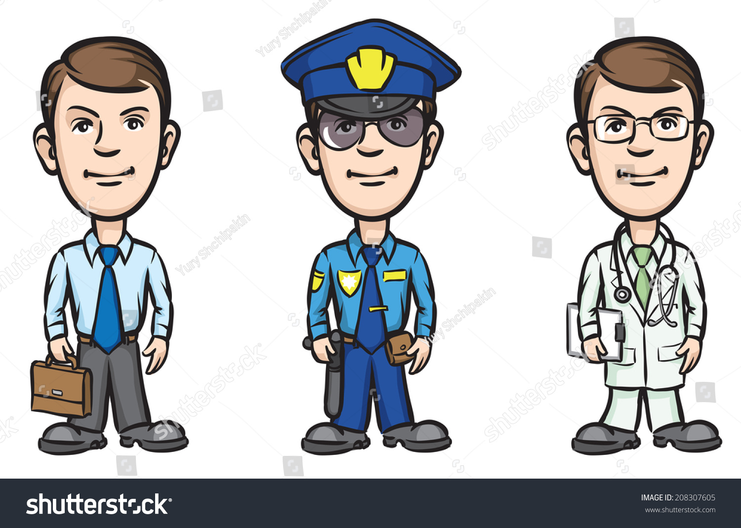 Police and doctor first time fan image