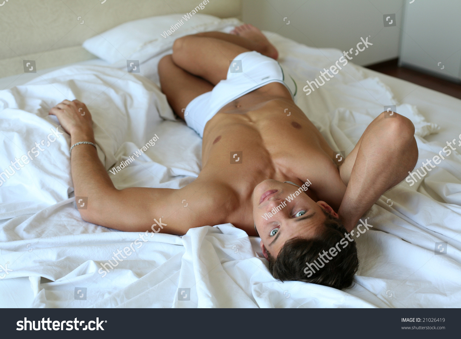 Nude Sexy Men On Bed