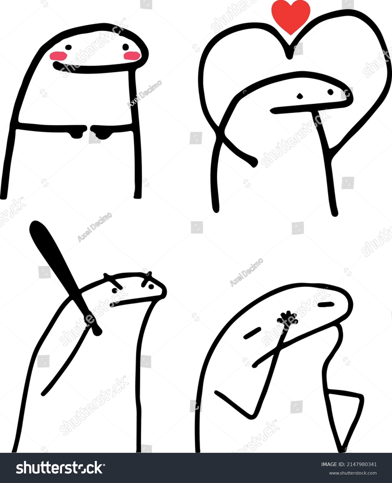 Stock vektor Vectorized Image Internet Meme Flork On bez autorských poplatků