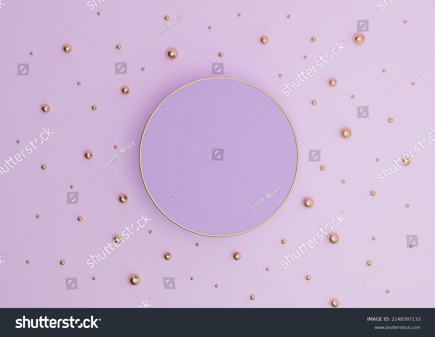 Light Pastel Lavender Purple D Rendering Stock Illustration