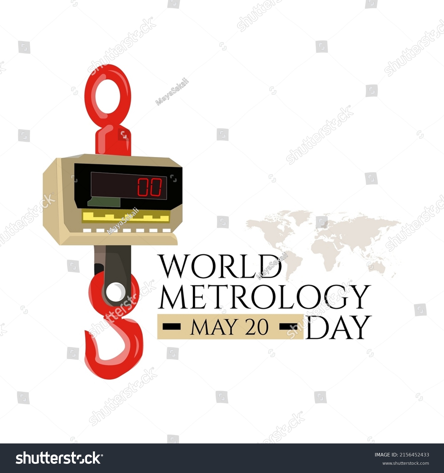 World Metrology Day Concept Illustration Vector Stock Vector Royalty