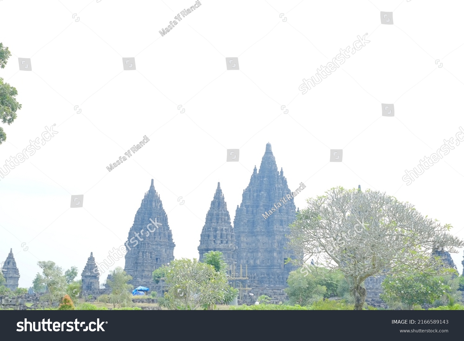 Prambanan Indonesian Candi Prambanan Javanese Romanized Stock Photo