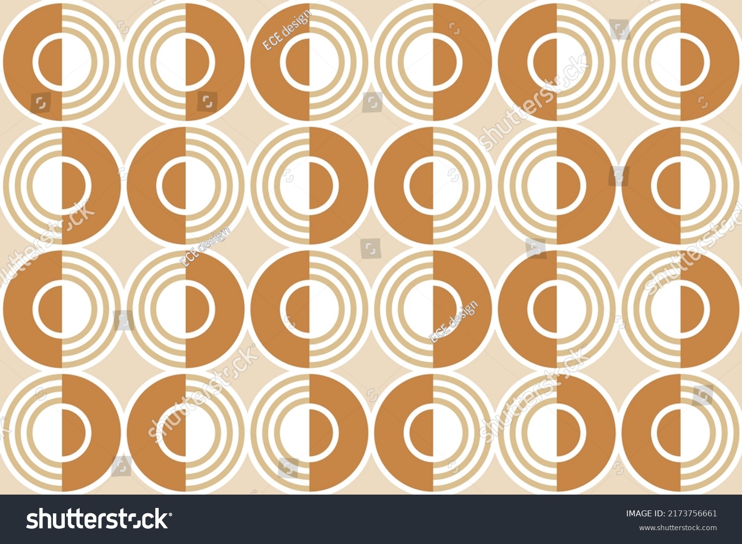 Seamless Abstract Geometric Pattern Vector Illustration Stock Vector