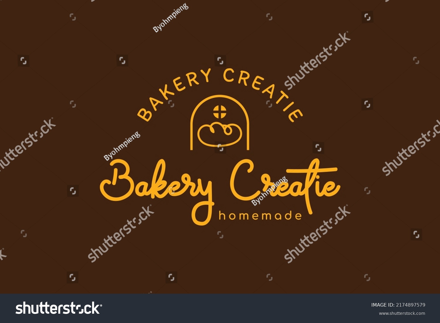 Homemade Bakery Logo Template Illustration Stock Vector Royalty Free