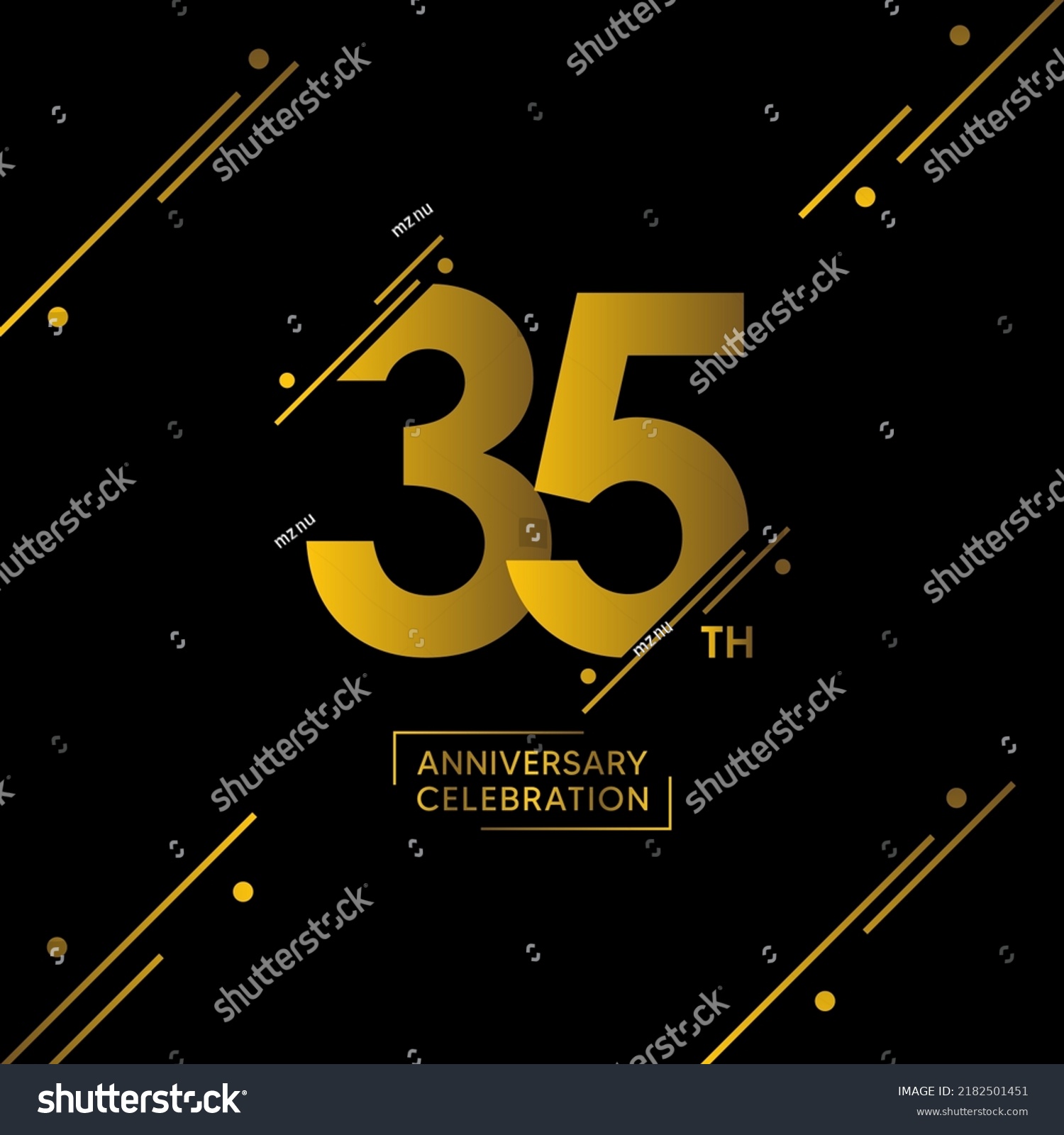 Year Anniversary Celebrations Logo Design Stock Vector Royalty Free