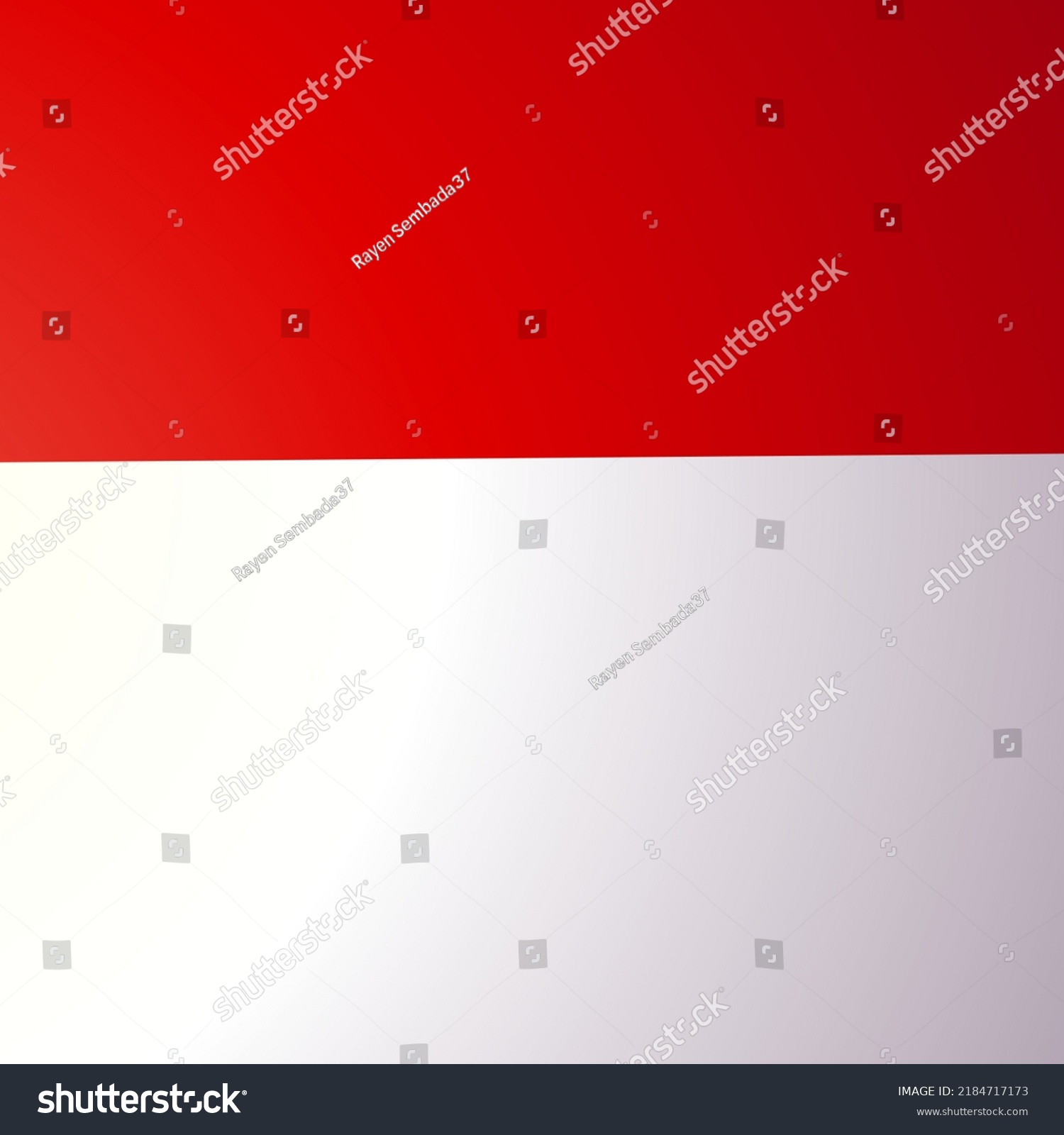 National Flag Indonesia Sang Saka Merahputih Stock Illustration