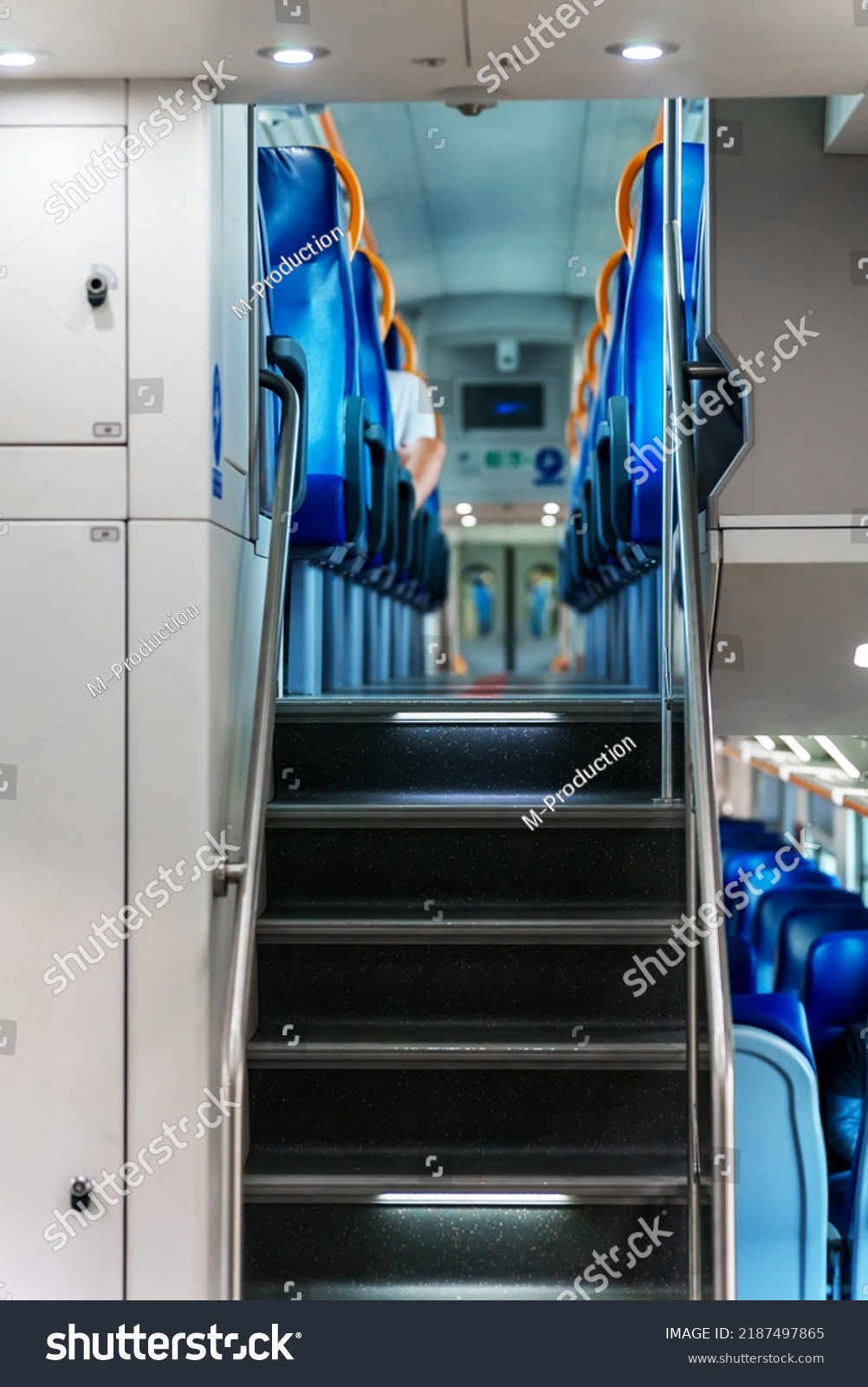 Aisle Seats Double Decker Train Stock Photo Shutterstock