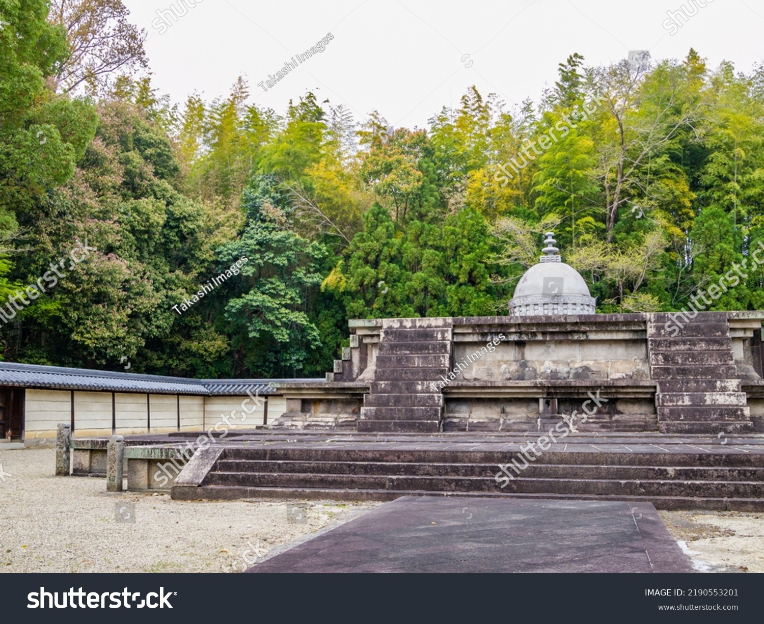 Kaidan Buddhist Ordination Platform Toshodaiji Temple Stock Photo