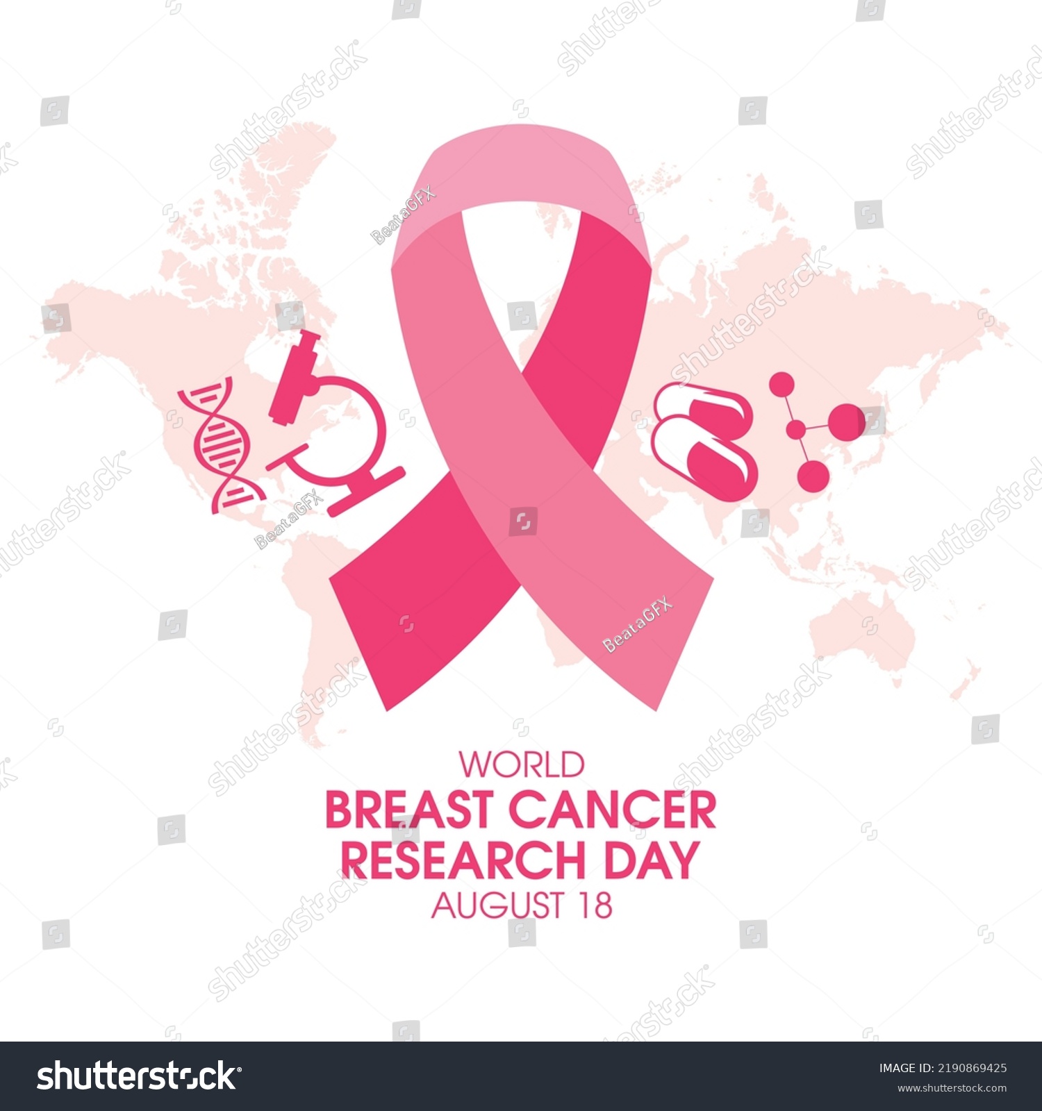 World Breast Cancer Research Day Vector Stock Vector Royalty Free