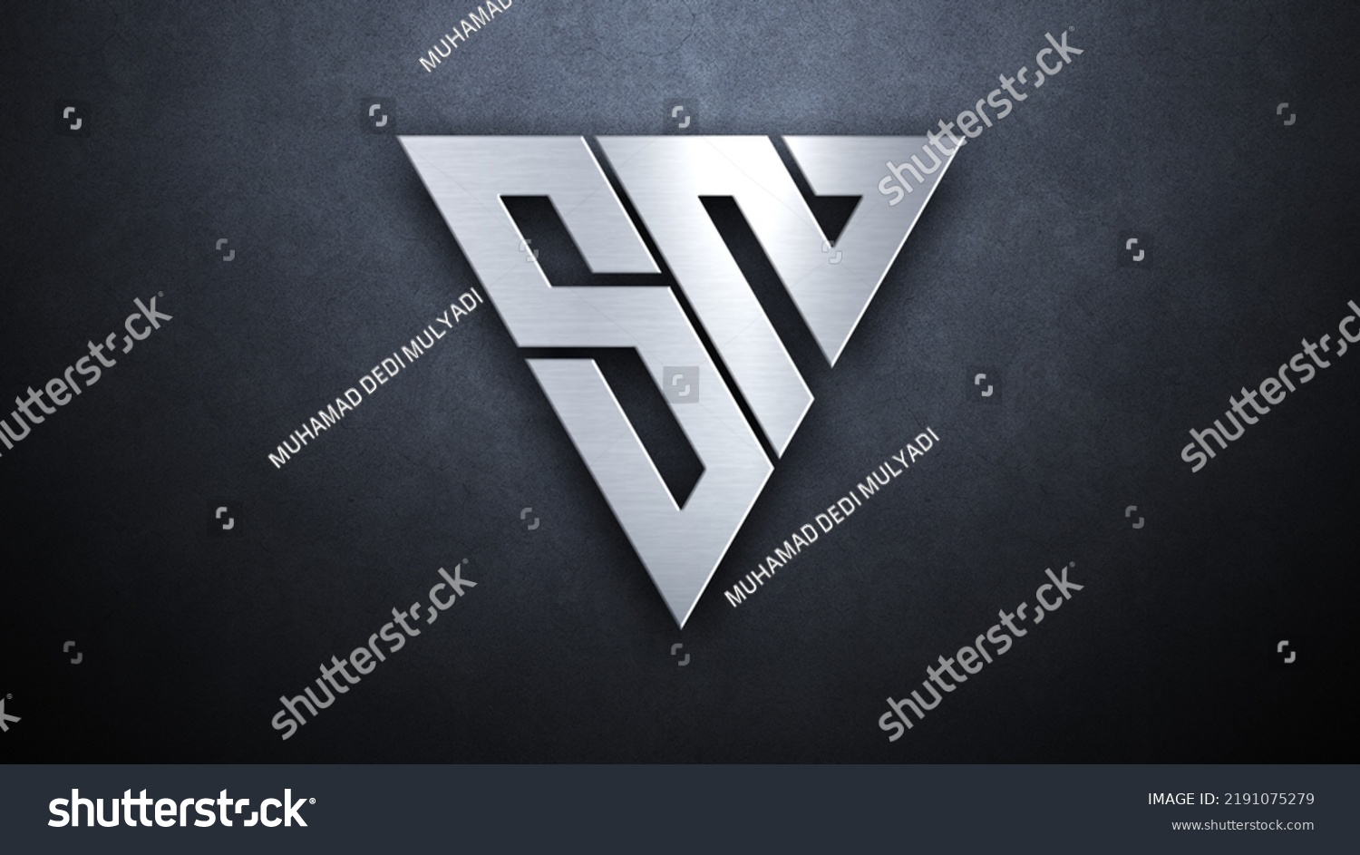 Beautiful Letter Sn Infinity Monogram Very Stock Illustration