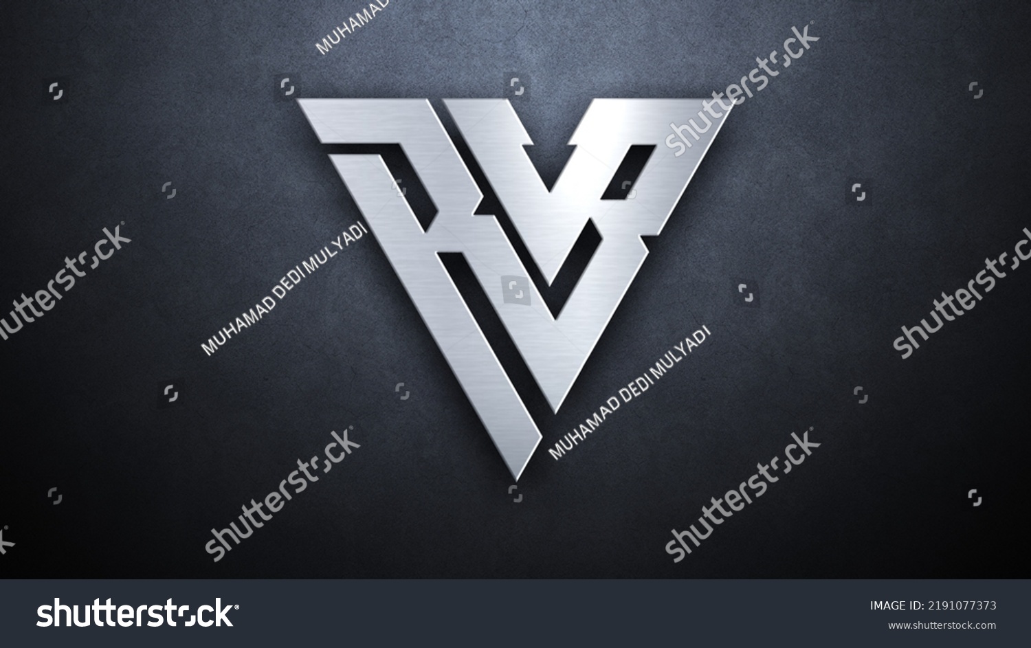 Beautiful Letter Rvr Infinity Monogram Very Stock Illustration