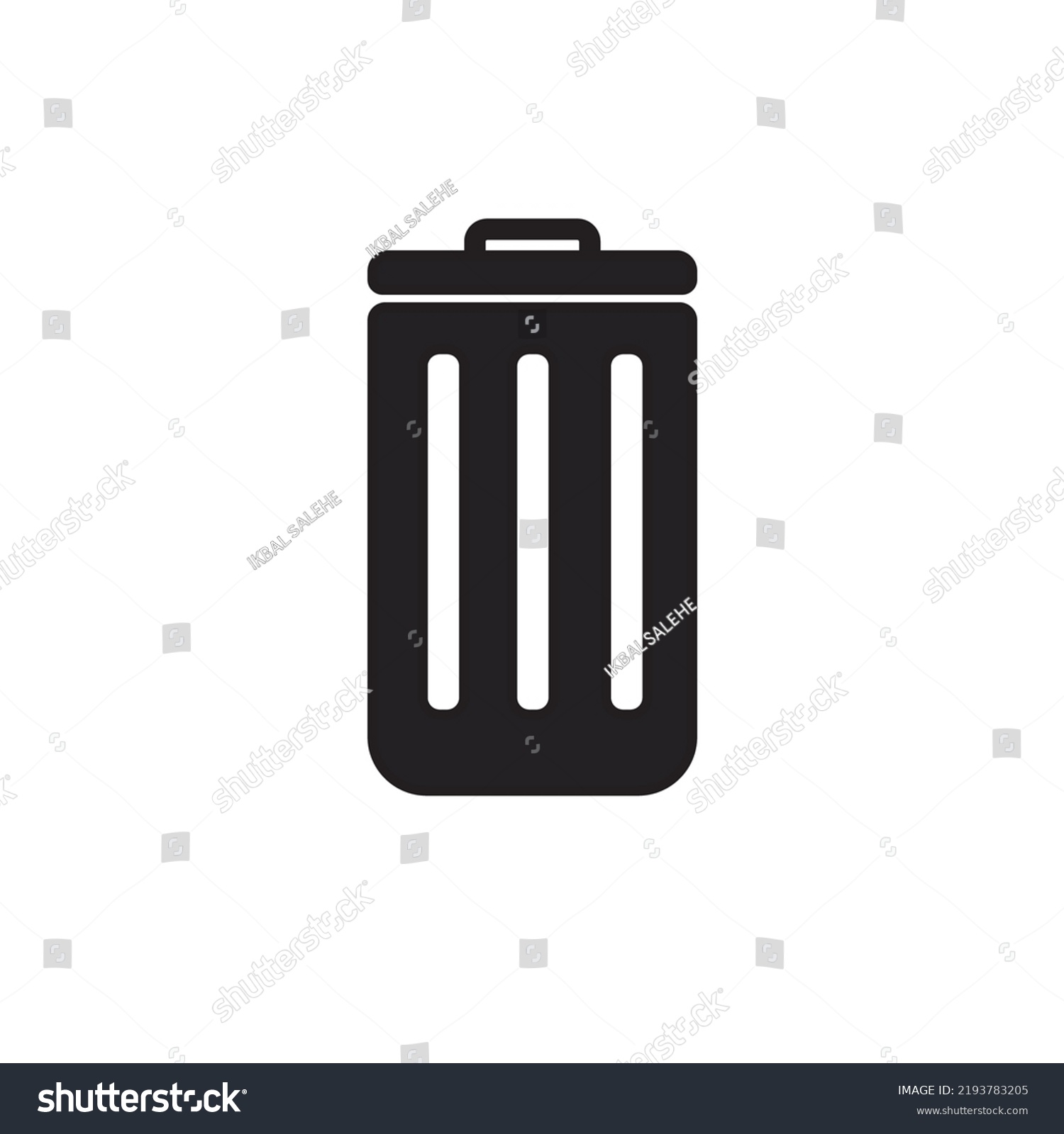 Trash Can Icon Eps File Format Stock Vector Royalty Free 2193783205