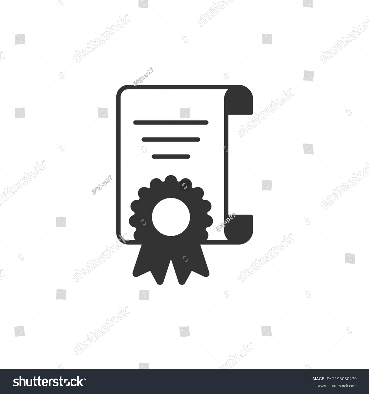 Patent Icons Symbol Vector Elements Infographic Stock Vector Royalty