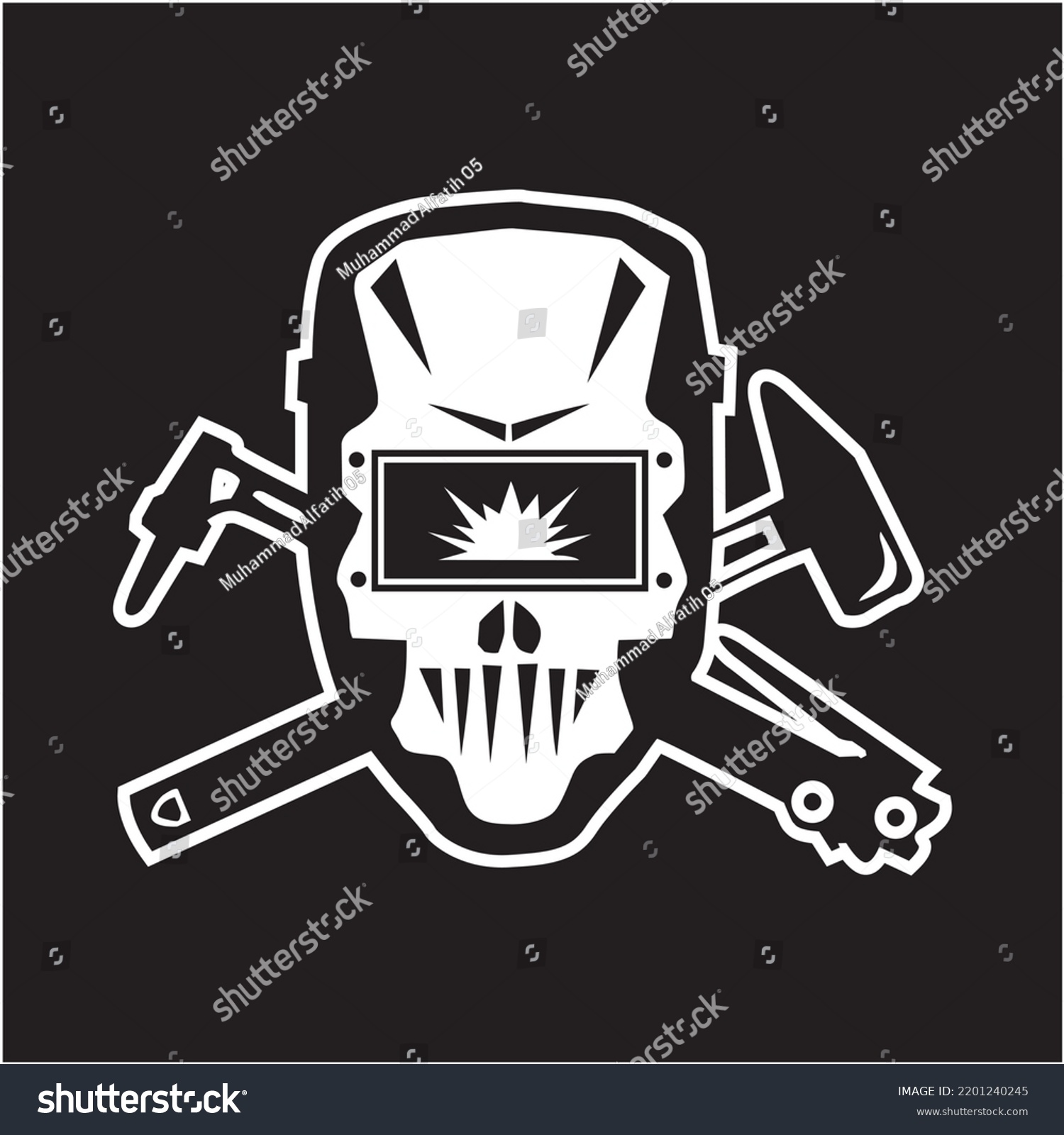 Welding Mask Illustration Any Purpose Stock Vector Royalty Free