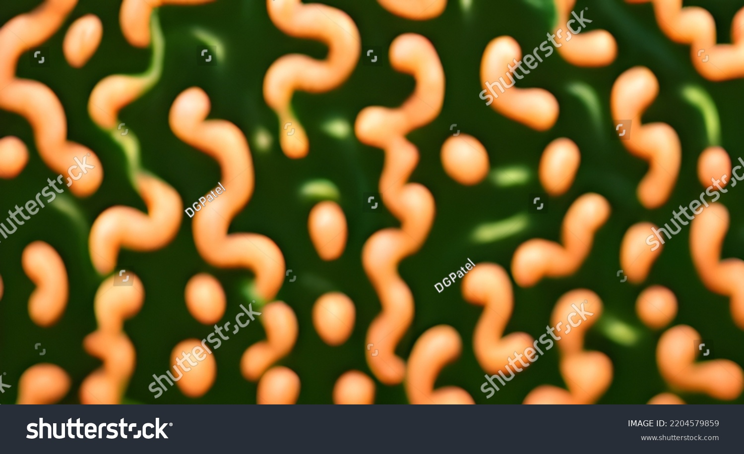 3d Render Bacteria Virus 3d Render Stock Illustration 2204579859