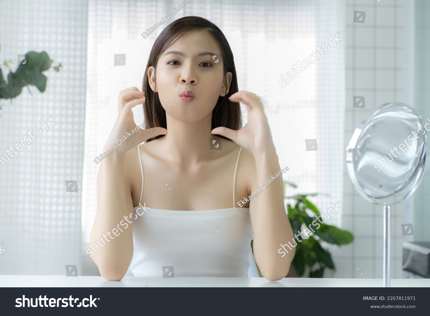 Happy Lady Getting Ready Work Doing Stock Photo 2207811971 Shutterstock