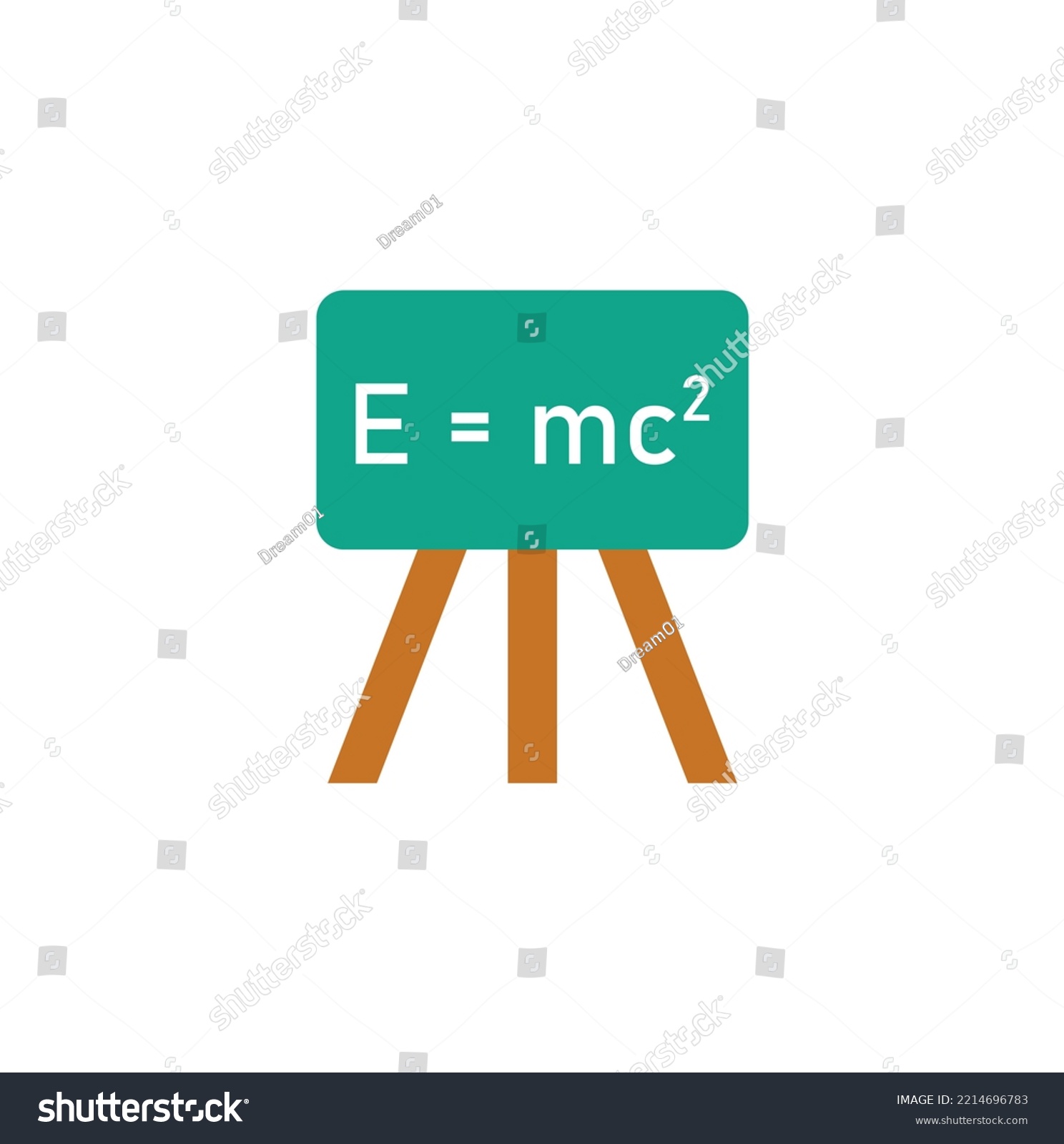 Mass Energy Equivalence Physics Scientific Vector Stock Vector Royalty