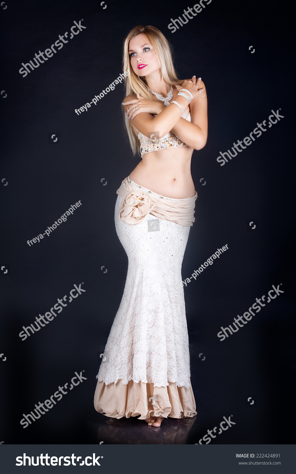 Beautiful Slim Woman Belly Dancer Sexy Stock Photo Shutterstock