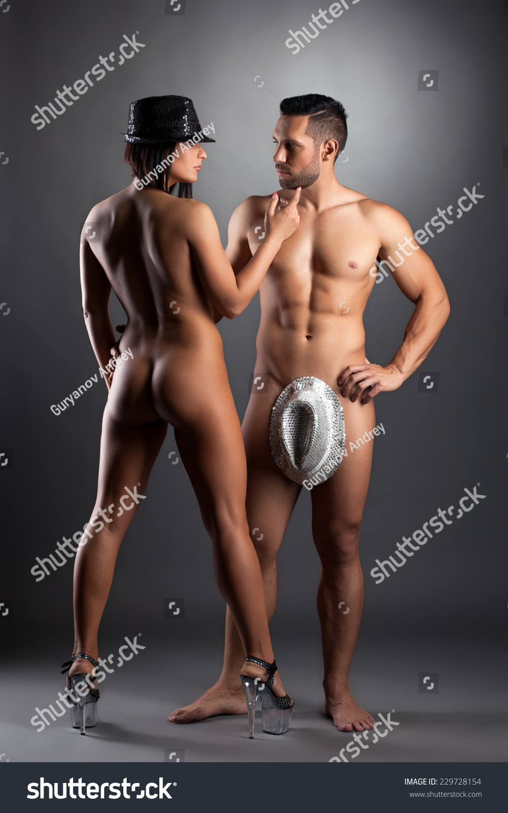 Striptease Dancers Posing Nude Studio Stock Photo Shutterstock