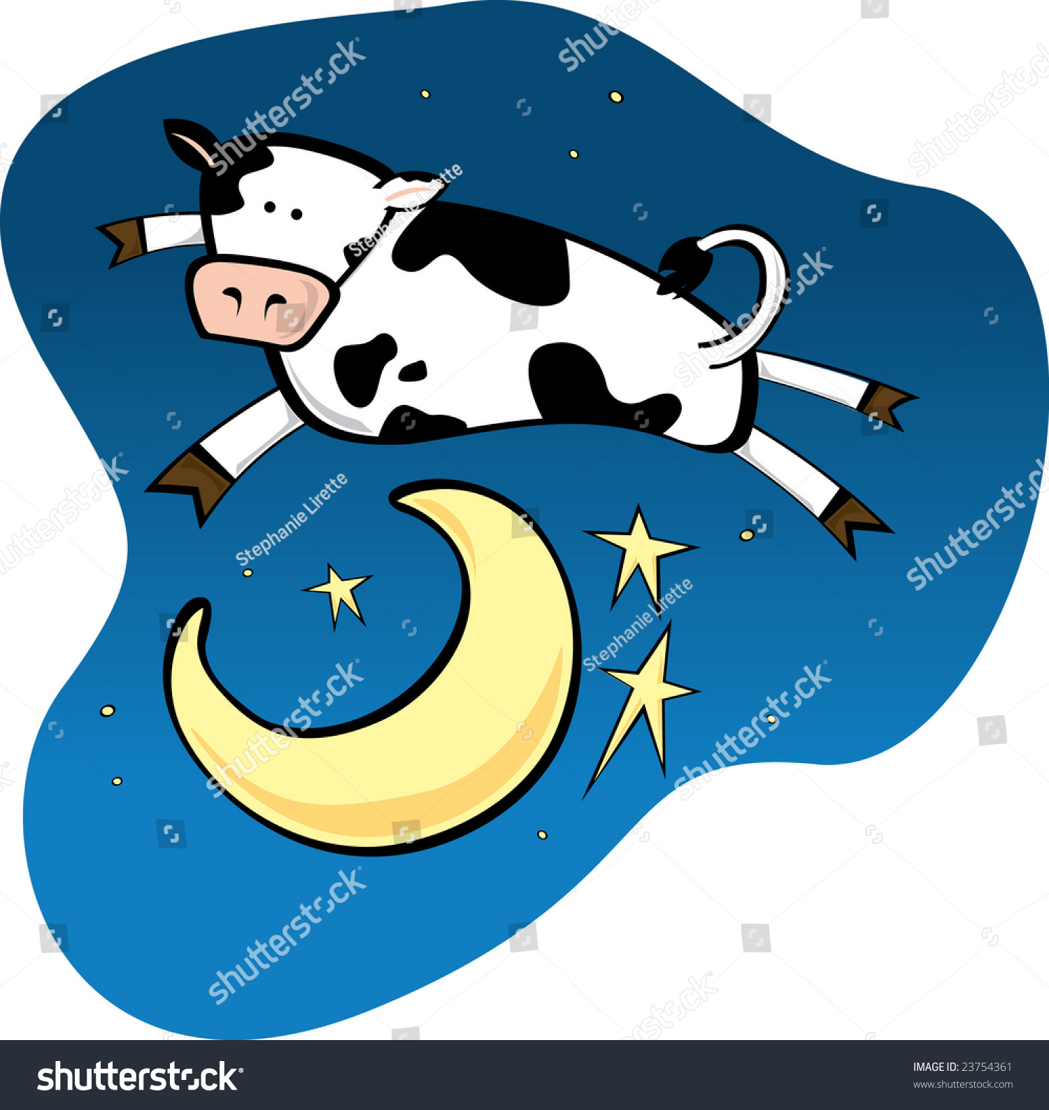 Cow Jumping Over Moon Bilder Stockfotos Und Vektorgrafiken