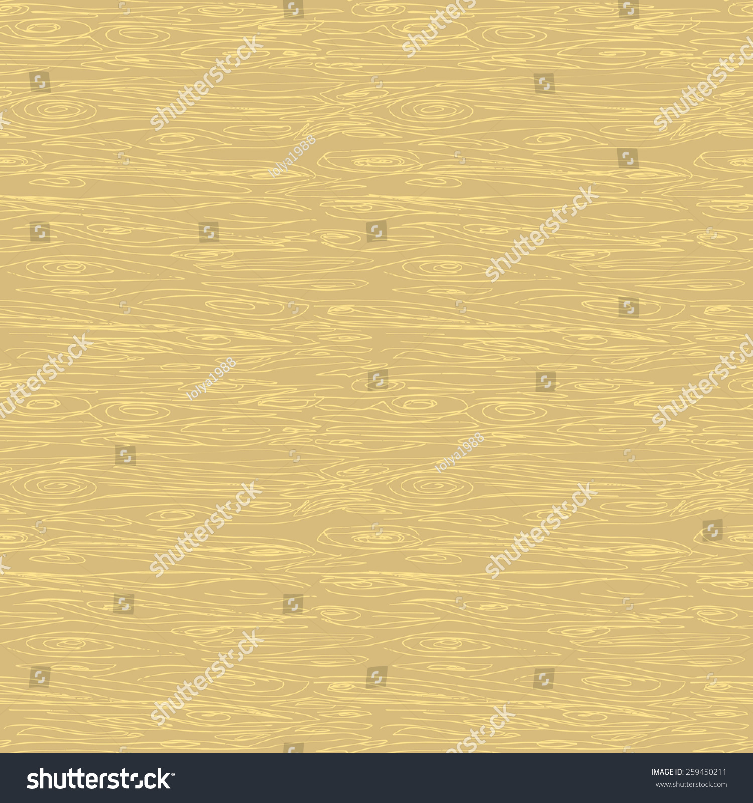 Seamless Hand Drawn Wood Texture Stock Illustration