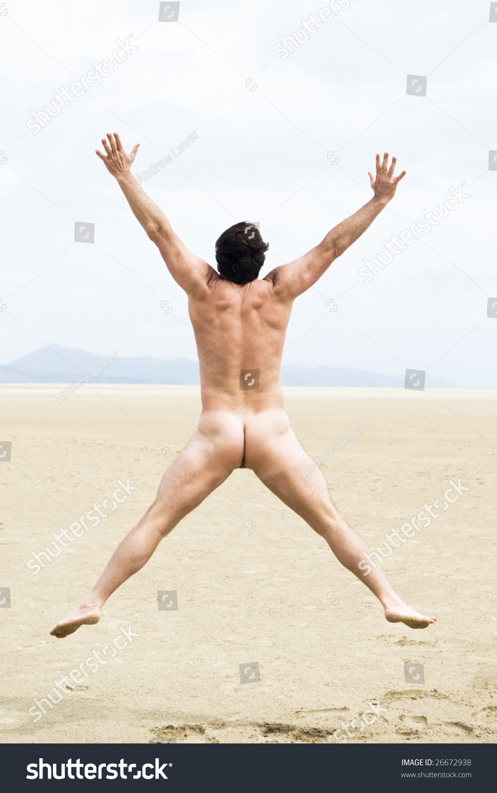 Nude jumping jack