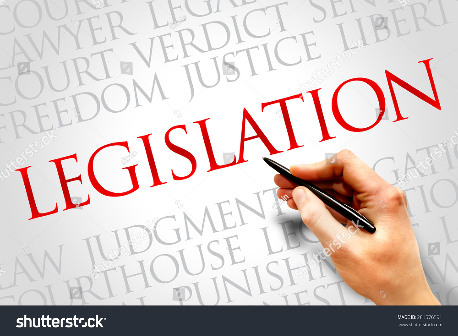 Legislation Word Cloud Concept Stock Photo Shutterstock