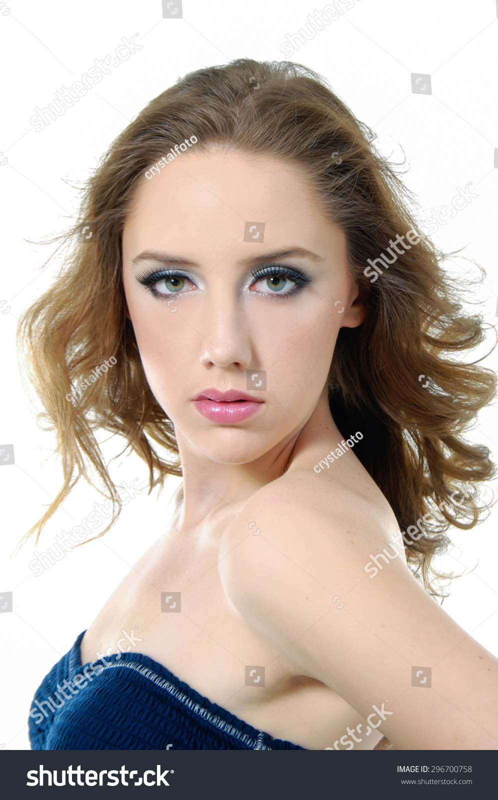 Sexy Girl Wearing Lingerie Posing Shutterstock