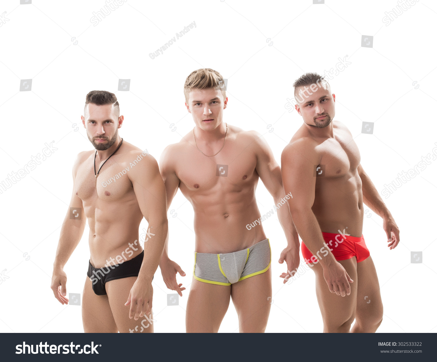 Image Brutal Guys Posing Naked Torsos Stock Photo Shutterstock