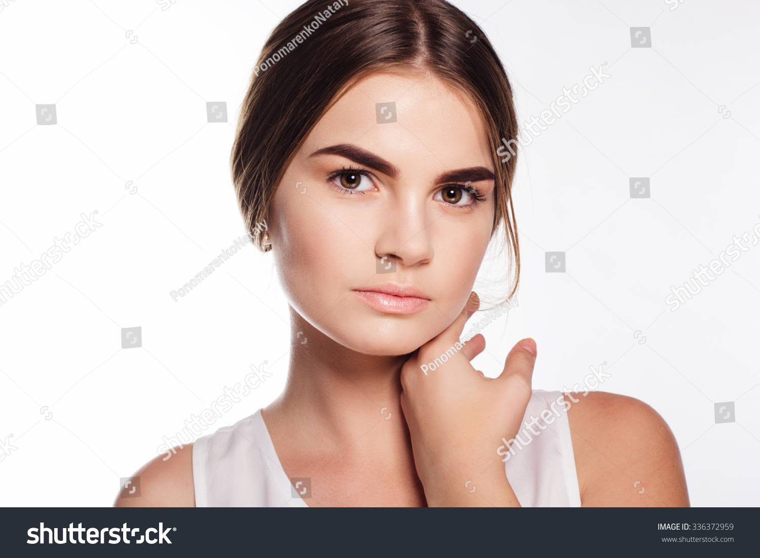 Teen Girl Perfect Skin Nude Makeup Stock Photo Shutterstock