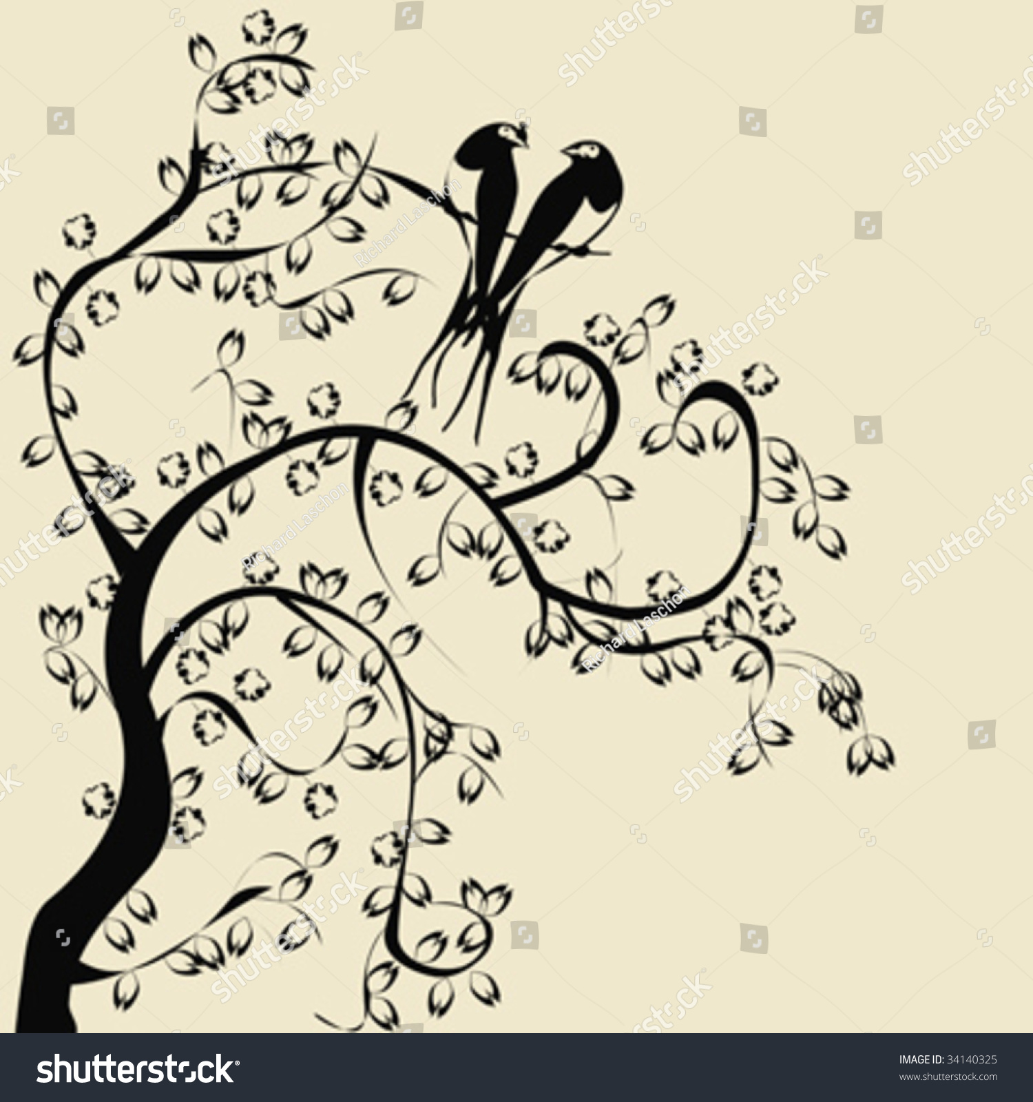 Birds Love Illustration Stock Vector Royalty Free Shutterstock