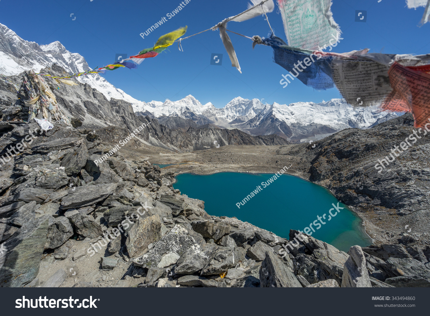 Top View Kongma La Pass Everest Stock Photo 343494860 Shutterstock