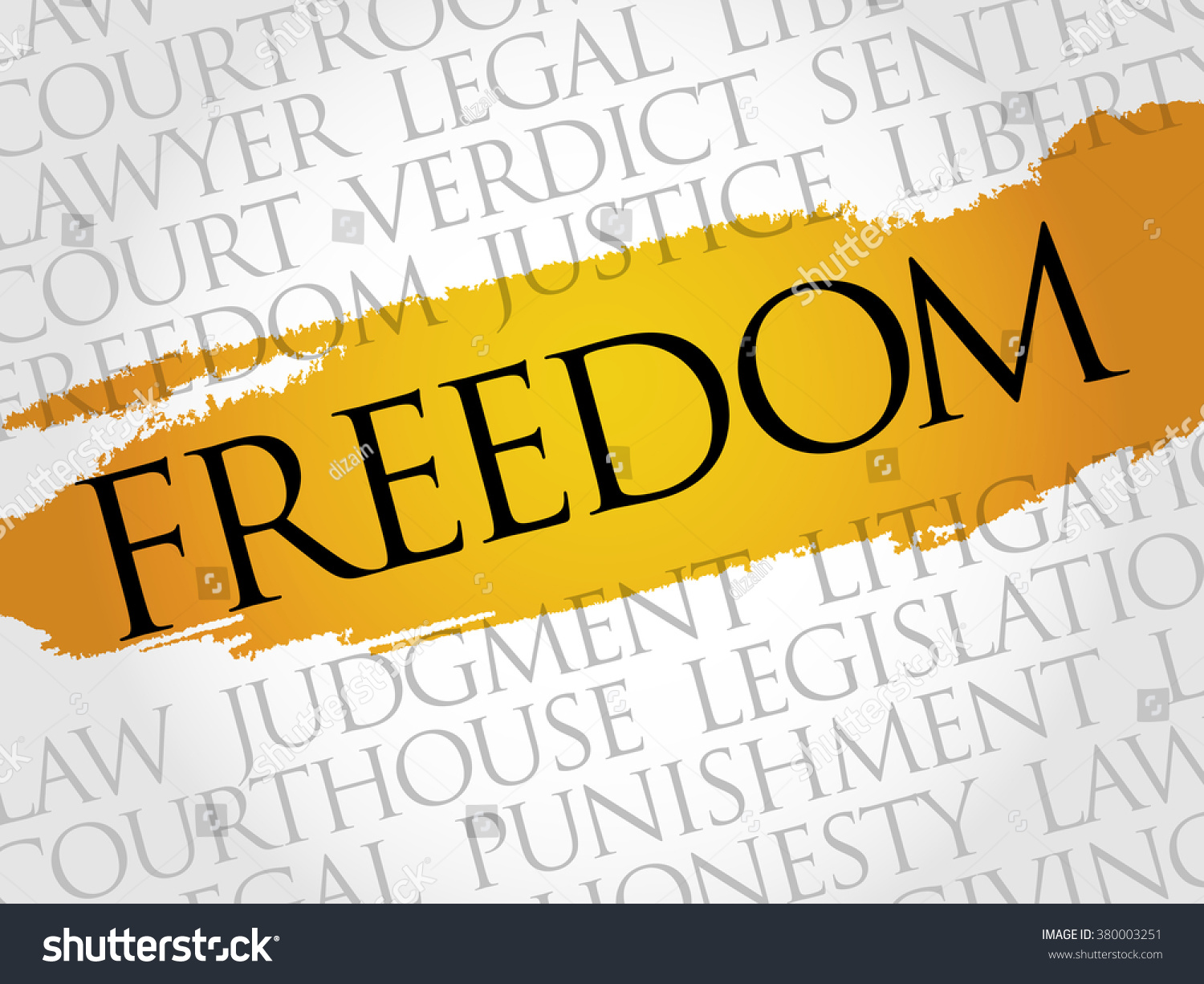 Freedom Word Cloud Concept Stock Illustration 380003251 Shutterstock