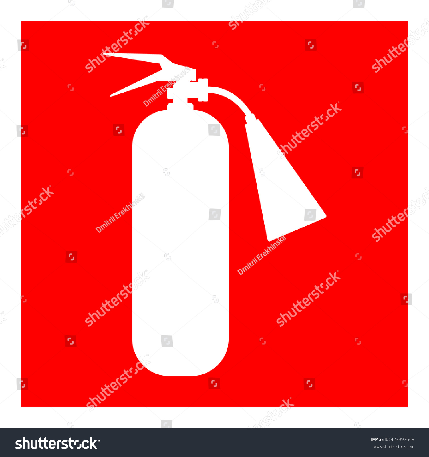 Fire Extinguisher Icon Stock Vector Royalty Free Shutterstock