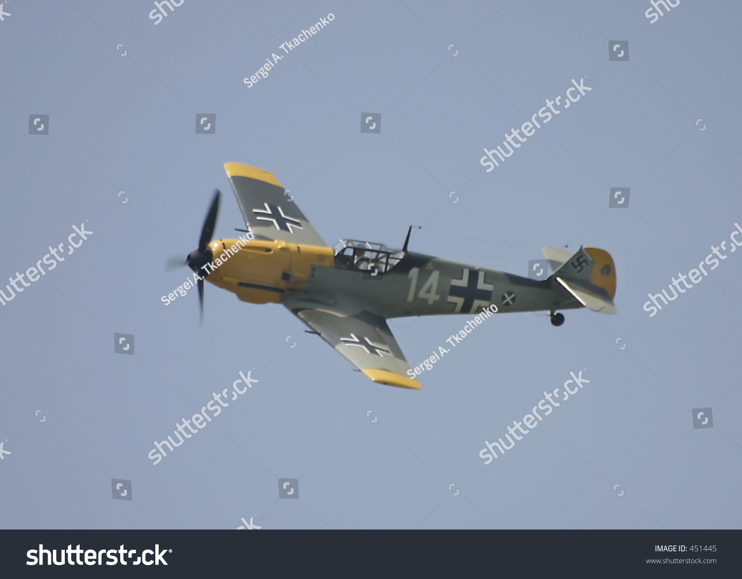 Messerschmitt Bf Gustav Flight Stock Photo Shutterstock