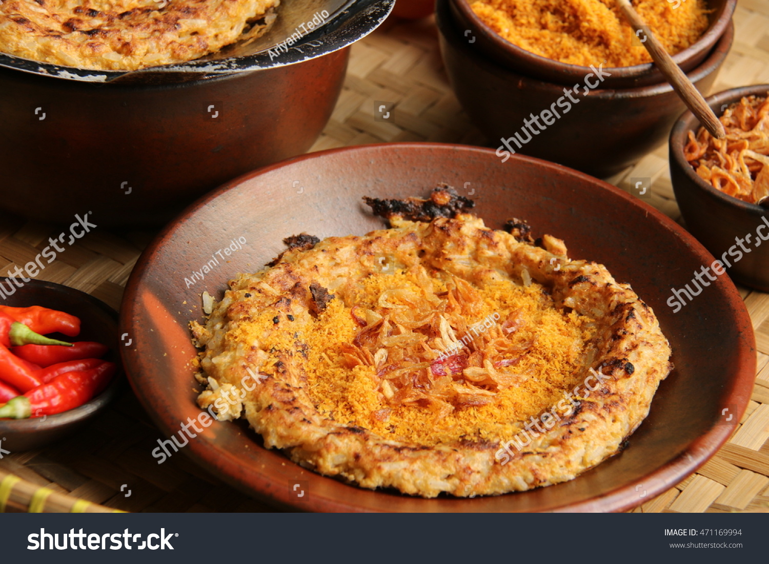 Kerak Telor Traditional Food Betawi Jakarta Stock Photo 471169994