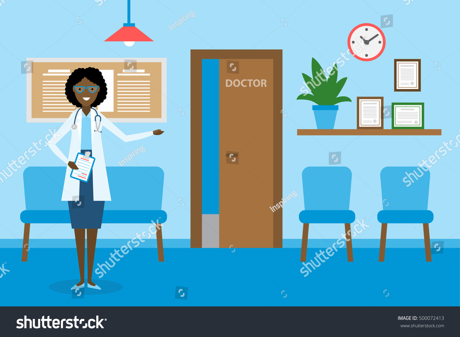 Doctor waiting room