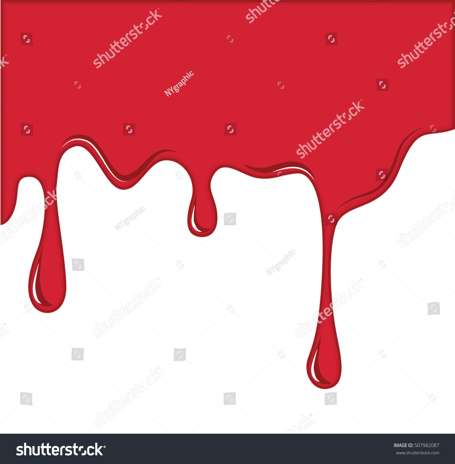 Vector Dripping Blood Background Stock Vector Royalty Free