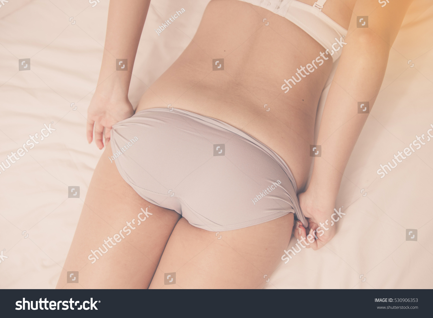 Sexy Model Posing Lingerie Shutterstock