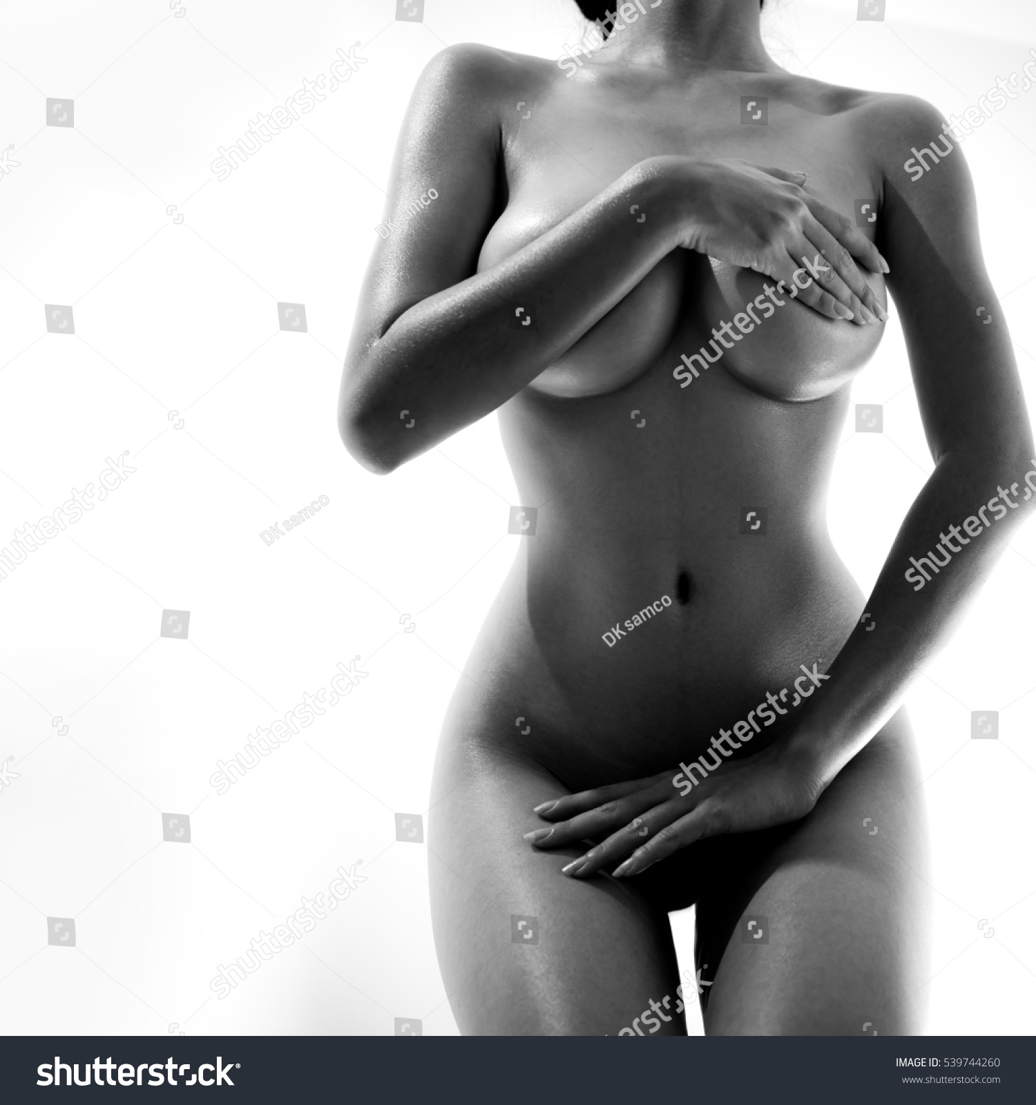 Nude Woman Sexy Artistic Black White Stock Photo 539744260 Shutterstock