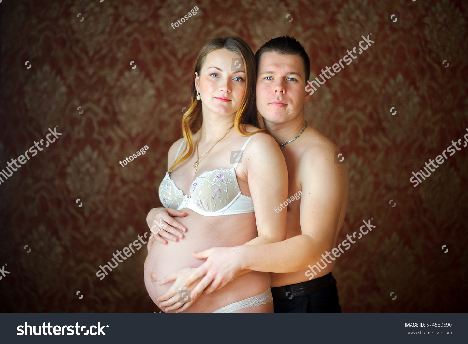 Пухлые русские муж и жена 