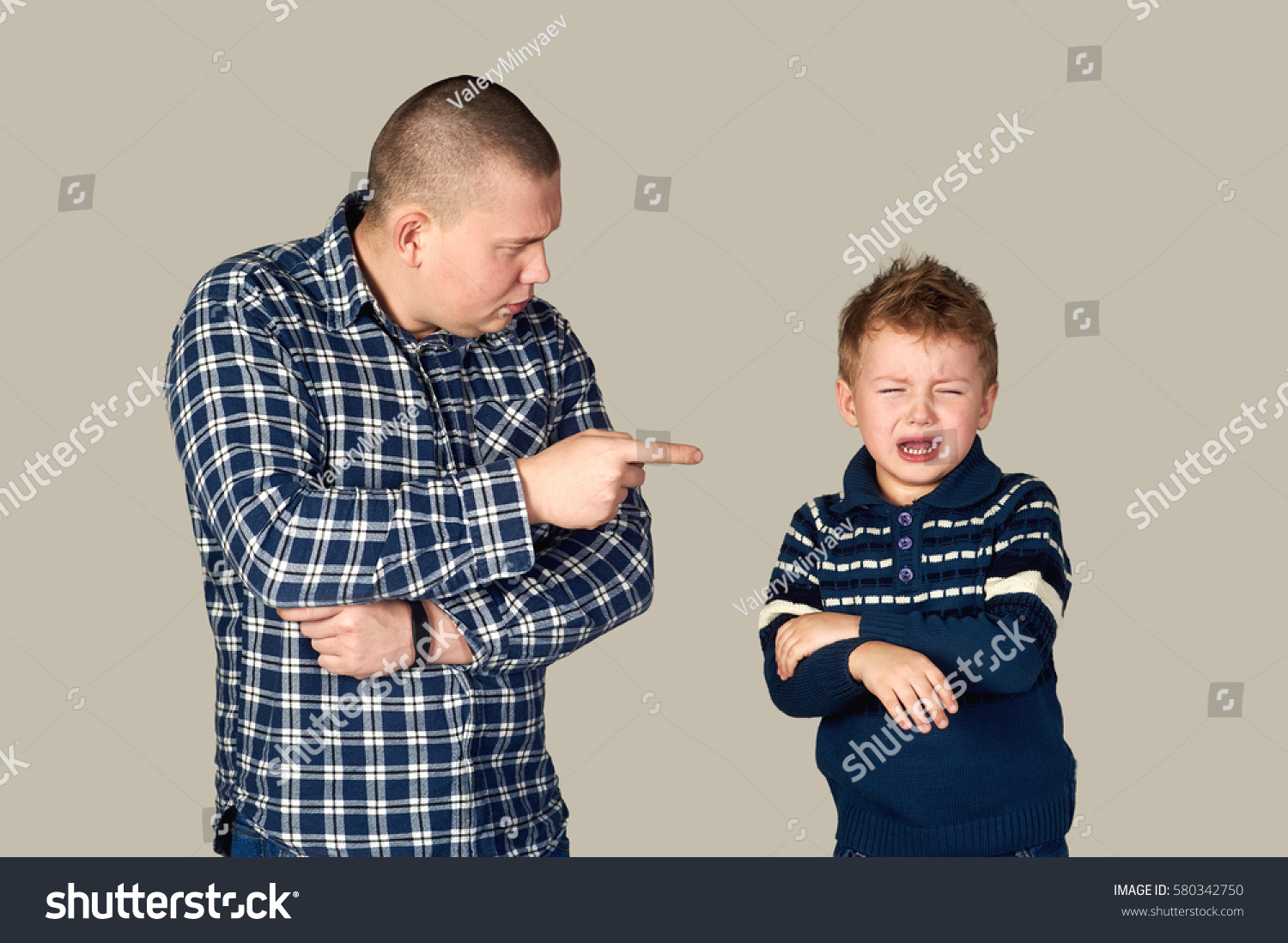 Father punishes son