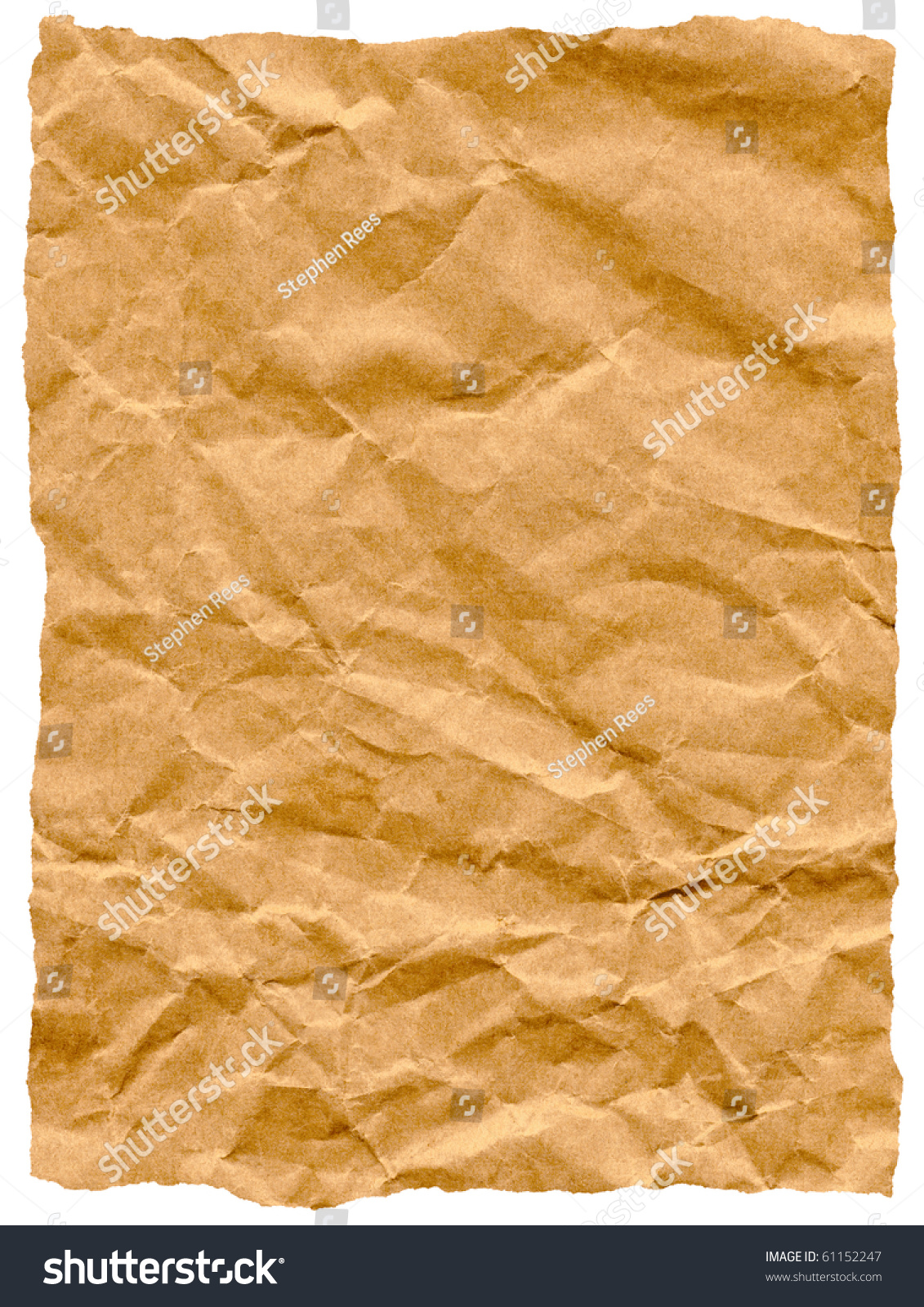 Old Torn Crumpled Paper Bag Texture Stock Photo 61152247 Shutterstock